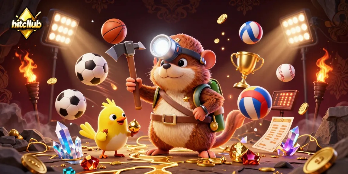 Experience thrilling wins at hitcllub with a vibrant casino scene filled with excitement and luck.