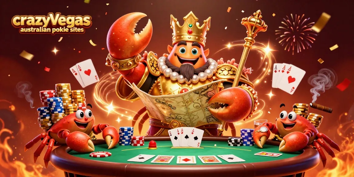 Spin big at crazyvegas australian pokie sites with vibrant gold and dynamic gaming action.