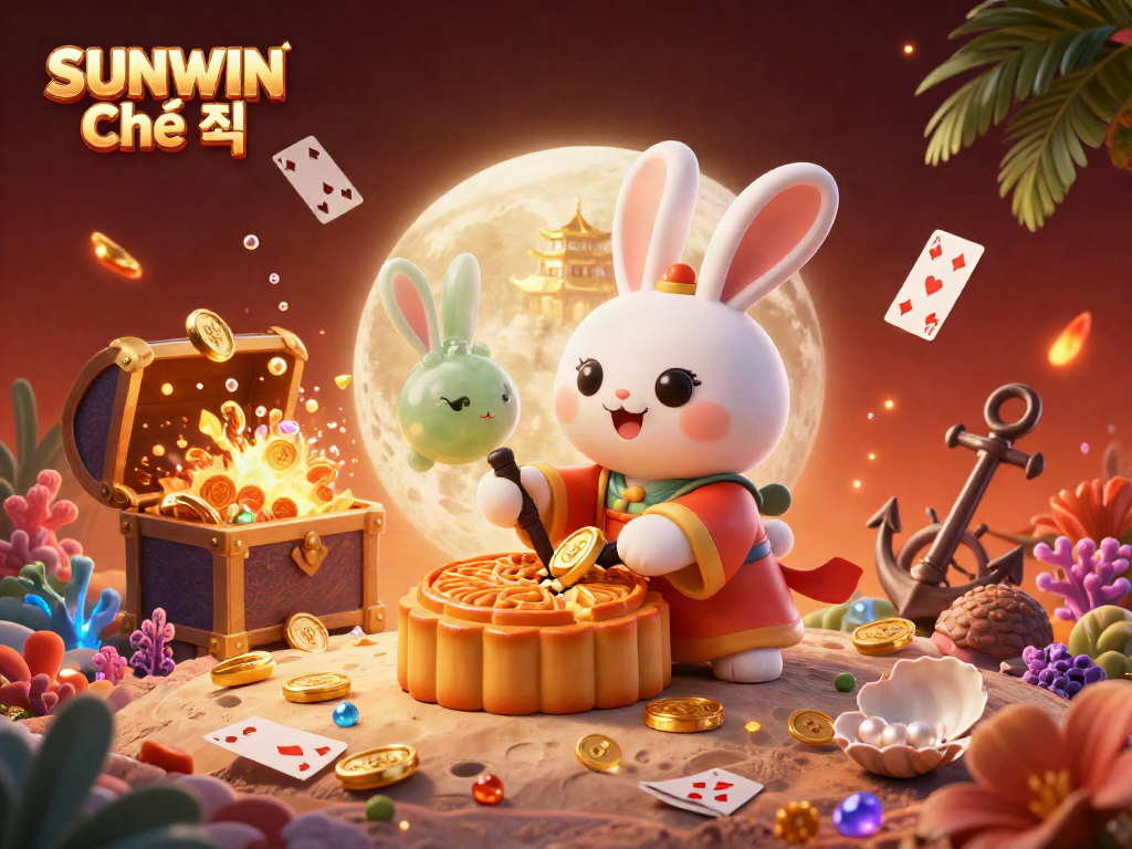Experience exciting gameplay with SUNWIN Chính thức's vibrant scene featuring unique casino-themed elements.
