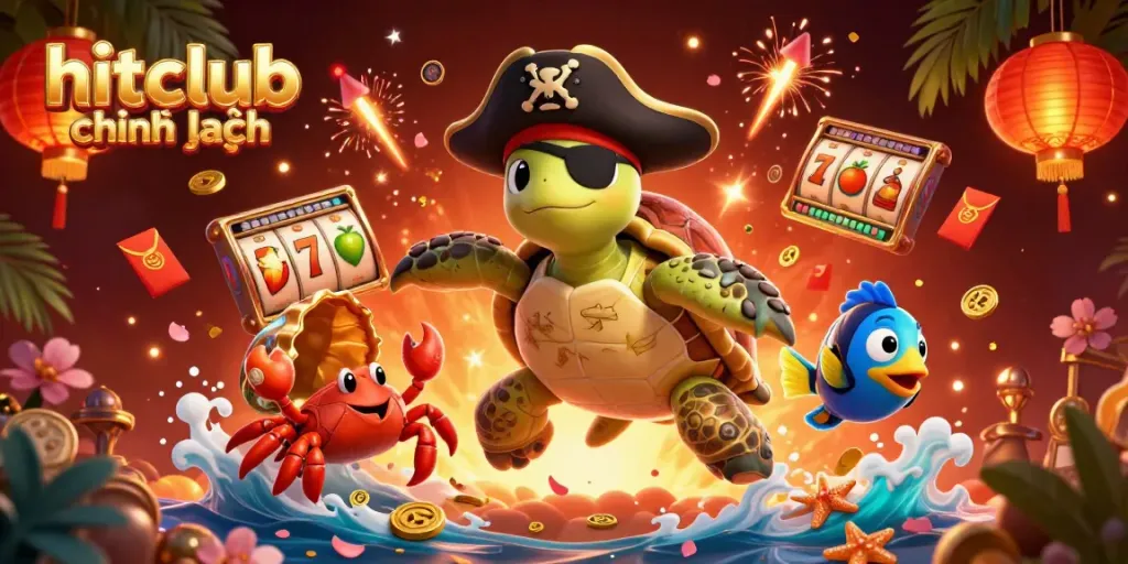 Experience thrilling jackpots at hitclub chính hãng with vibrant treasure illustrations and dynamic game elements.